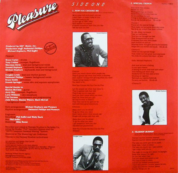 Pleasure (4) : Special Things (LP, Album, San)