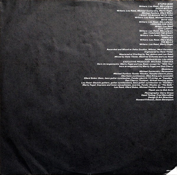 Lou Reed : The Bells (LP, Album, Ter)