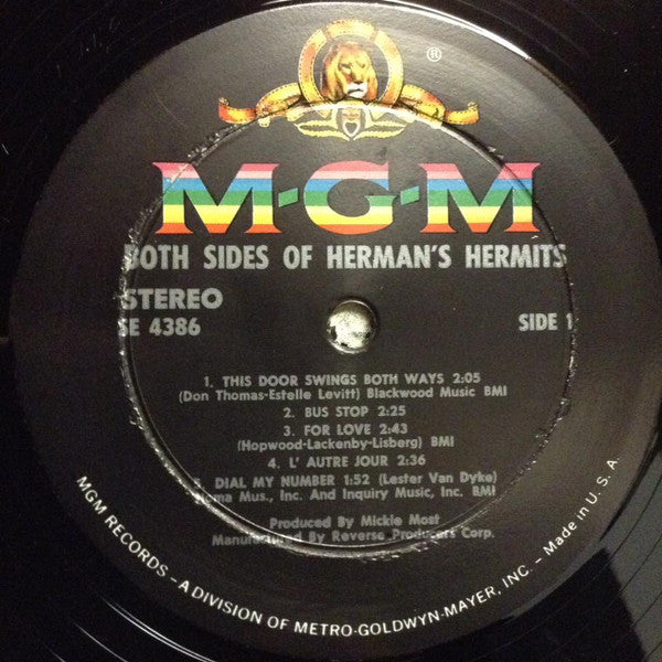 Herman's Hermits : Both Sides Of Herman's Hermits (LP, Album, MGM)