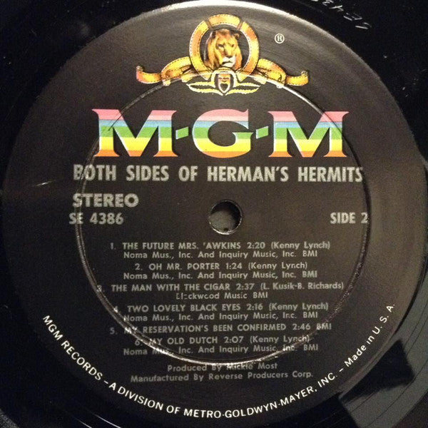 Herman's Hermits : Both Sides Of Herman's Hermits (LP, Album, MGM)