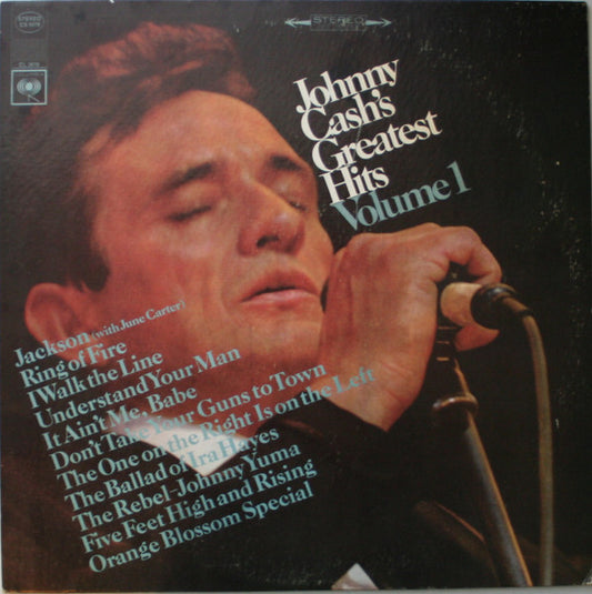 Johnny Cash : Greatest Hits Volume 1 (LP, Comp, Ter)
