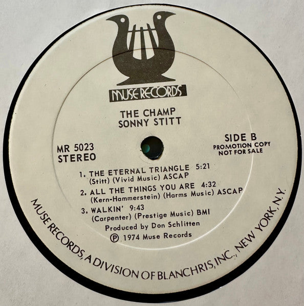 Sonny Stitt : The Champ (LP, Album, Promo)