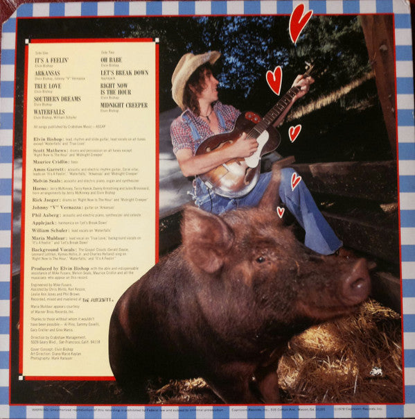 Elvin Bishop : Hog Heaven (LP, Album, Pit)