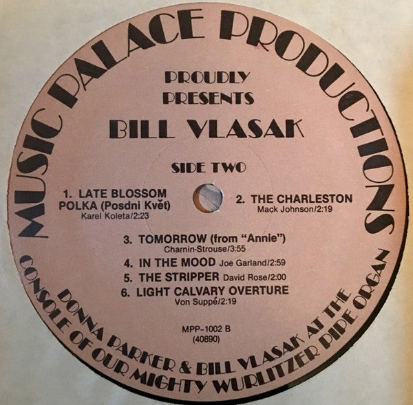 Donna Parker (3) And Bill Vlasak : An Evening At The Paramount (LP)