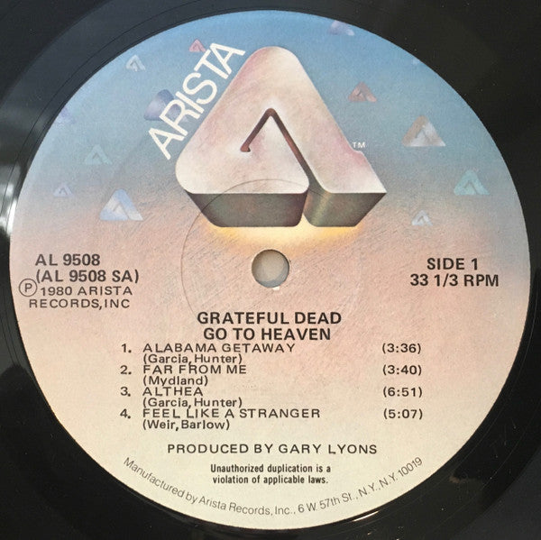 Grateful Dead* : Go To Heaven (LP, Album, Hub)