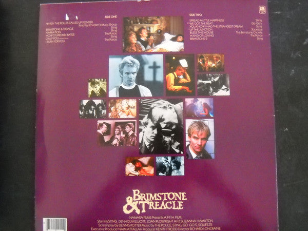 Various Featuring The Police, Sting, Go.Go's* & Squeeze (2) : Brimstone & Treacle (Original Soundtrack Album) (LP, Album, EMW)