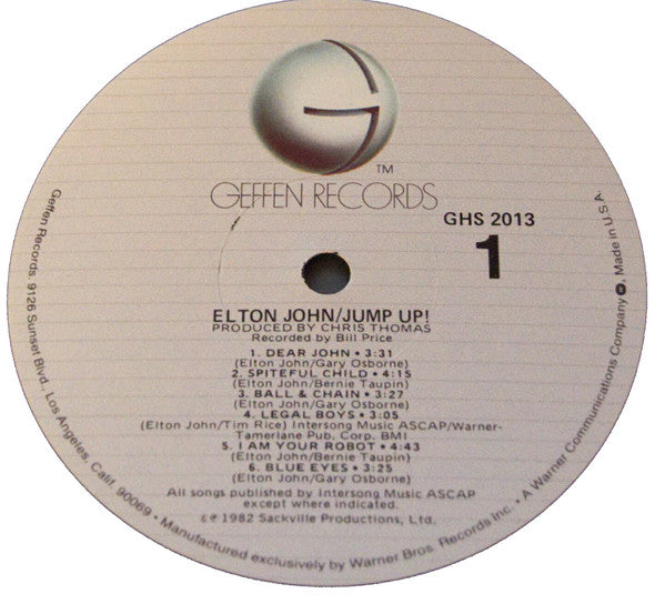 Elton John : Jump Up! (LP, Album, Jac)