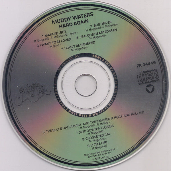 Muddy Waters : Hard Again (CD, Album, RE)