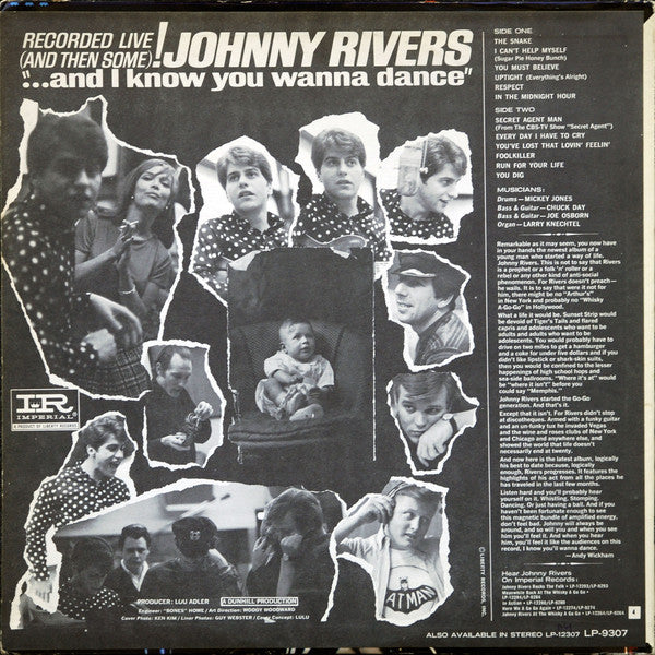 Johnny Rivers : ...And I Know You Wanna Dance (LP, Album, Mono, RCA)