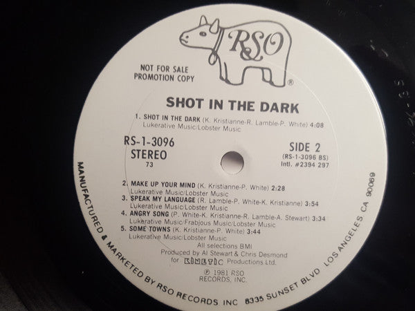 Shot In The Dark (3) : Shot In The Dark (LP, Album, Promo, Ter)