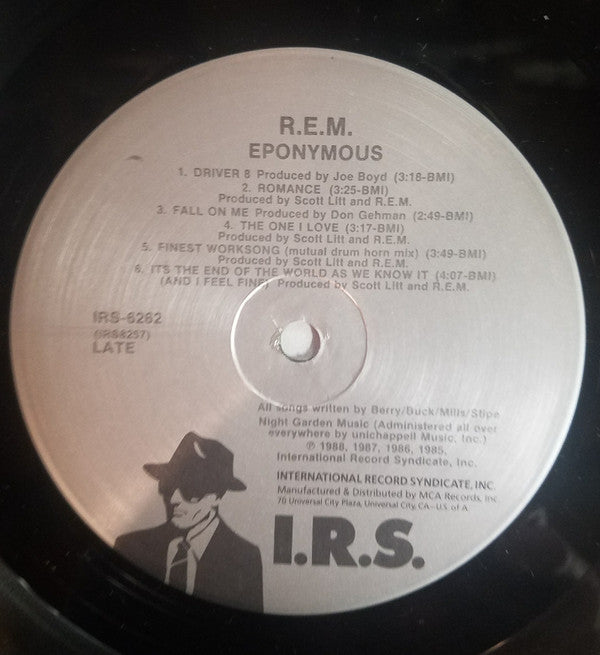 R.E.M. : Eponymous (LP, Comp)