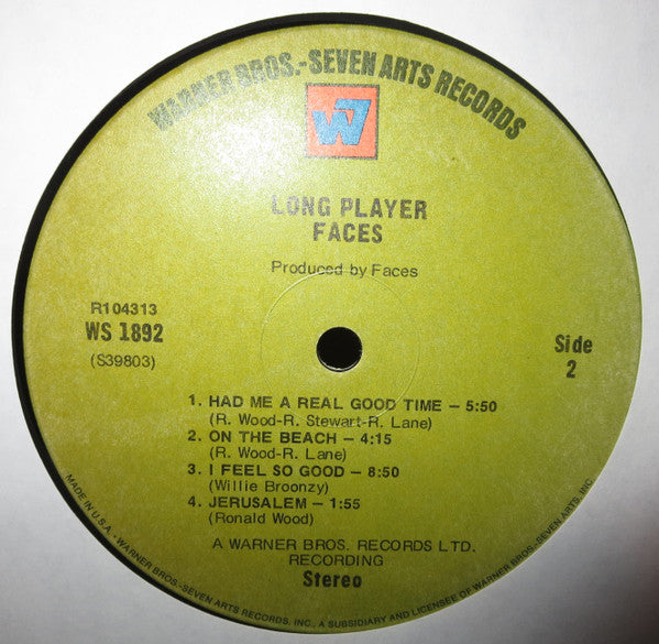 Faces (3) : Long Player (LP, Album, Club, )