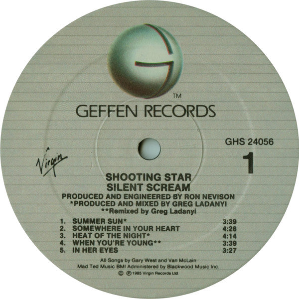 Shooting Star (4) : Silent Scream (LP, Album, Spe)