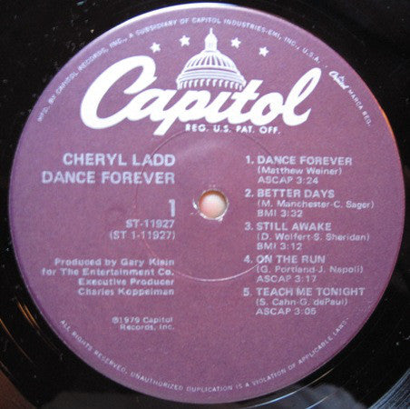 Cheryl Ladd : Dance Forever (LP, Album)