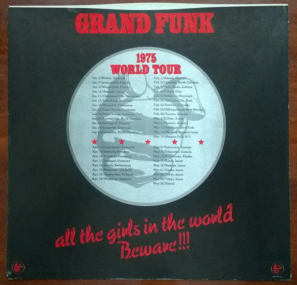 Grand Funk Railroad : All The Girls In The World Beware !!! (LP, Album, Jac)