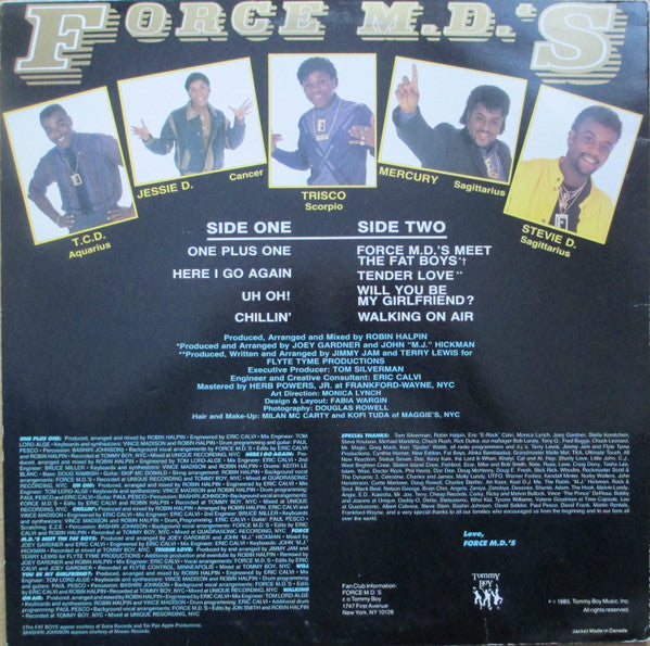 Force M.D.'s* : Chillin' (LP, Album)