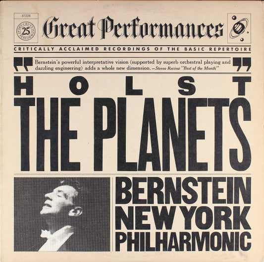 Holst* - Bernstein*, New York Philharmonic : The Planets (LP, Album, RM)