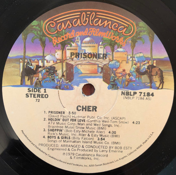 Cher : Prisoner (LP, Album, 72 )