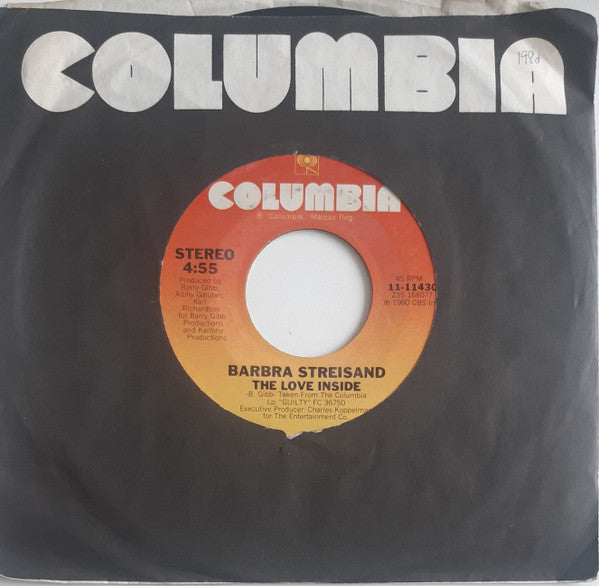 Barbra Streisand & Barry Gibb : What Kind Of Fool (7", Single, Styrene)