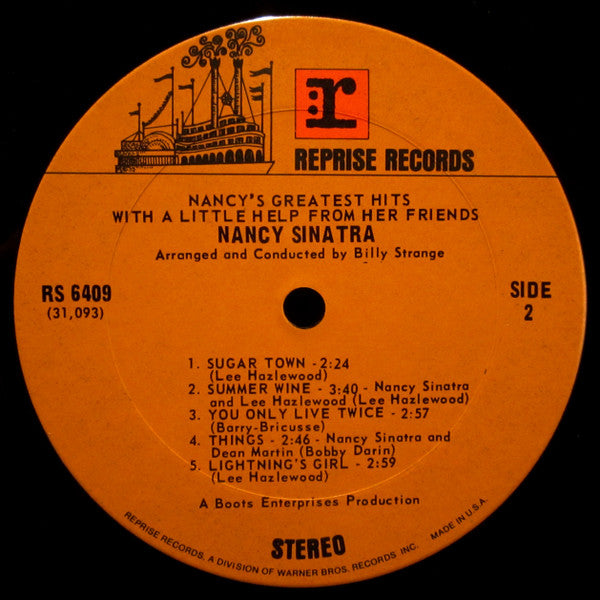 Nancy Sinatra : Nancy's Greatest Hits (LP, Comp, Pit)