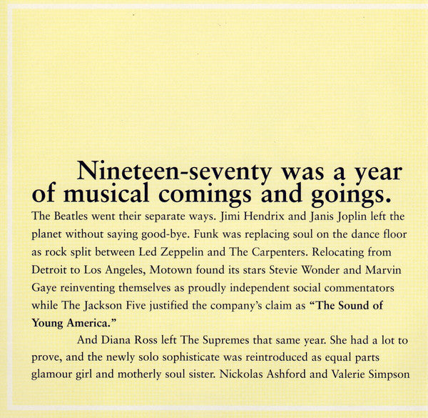 Diana Ross : The Best Of Diana Ross (CD, Comp, RM, PMD)