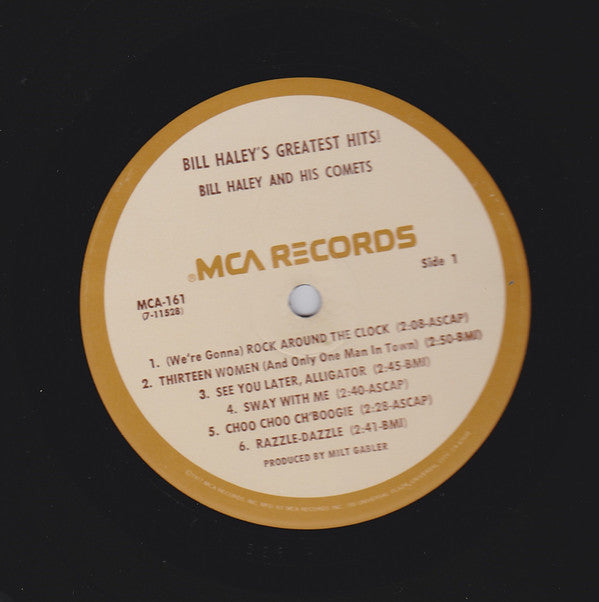 Bill Haley And His Comets : Bill Haley's Greatest Hits! (LP, Comp, RE, Tan)