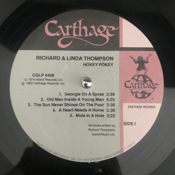 Richard & Linda Thompson : Hokey Pokey (LP, Album, M/Print, RE)