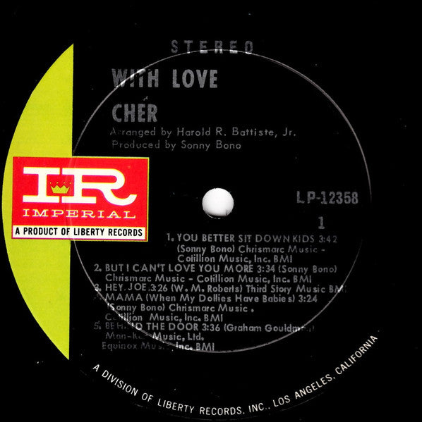 Chér* : With Love (LP, Album, RP)