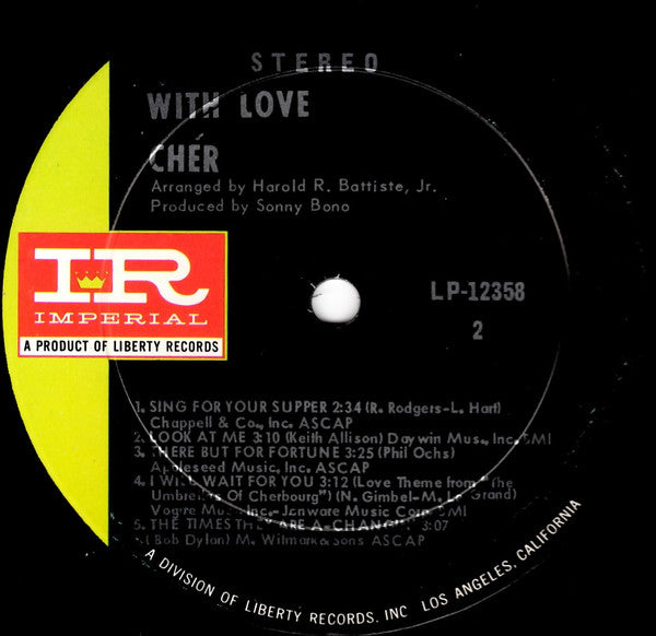 Chér* : With Love (LP, Album, RP)