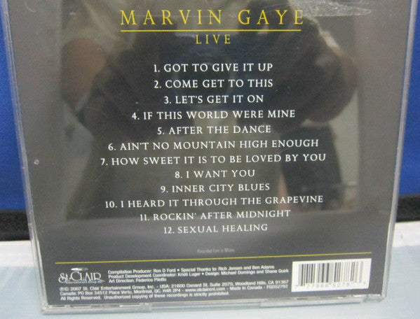 Marvin Gaye : Forever Gold - Marvin Gaye - Live (CD, Comp)