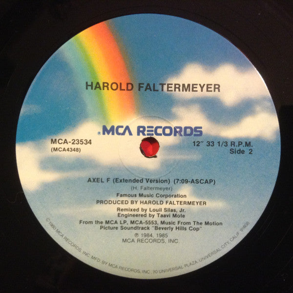 Patti LaBelle / Harold Faltermeyer : New Attitude / Axel F (12", Pin)