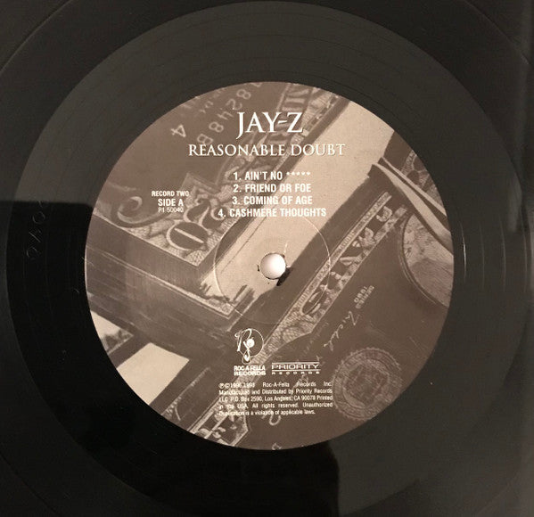 Jay-Z : Reasonable Doubt (2xLP, Album, RE)