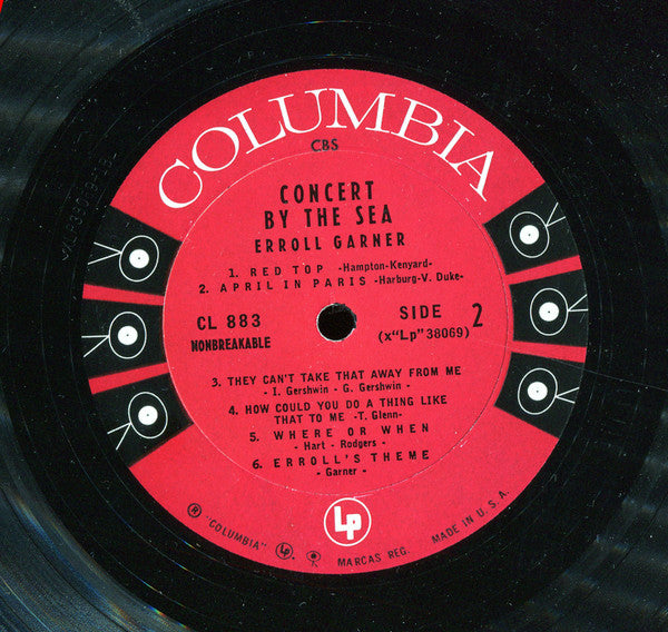 Erroll Garner : Concert By The Sea (LP, Album, Mono, RP)