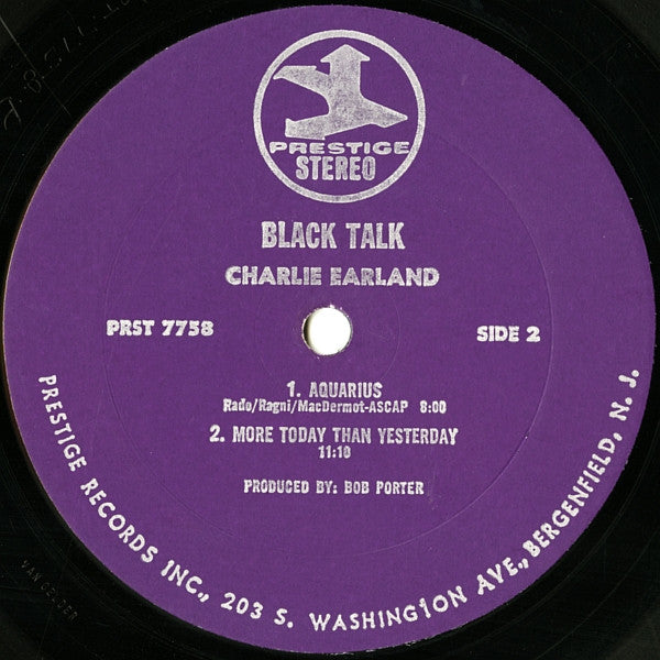 Charles Earland : Black Talk! (LP, Album)