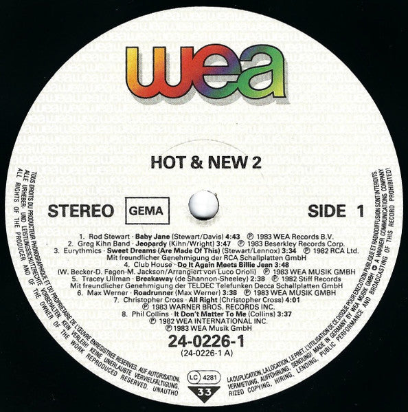Various : Hot And New 2 (LP, Comp)