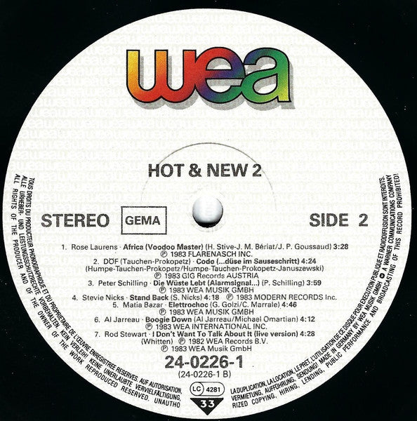 Various : Hot And New 2 (LP, Comp)