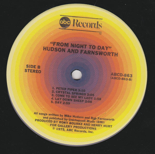 Hudson-Farnsworth : From Night To Day (LP, Album)