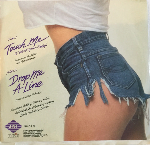 Samantha Fox : Touch Me (I Want Your Body) (7", Single, Styrene)
