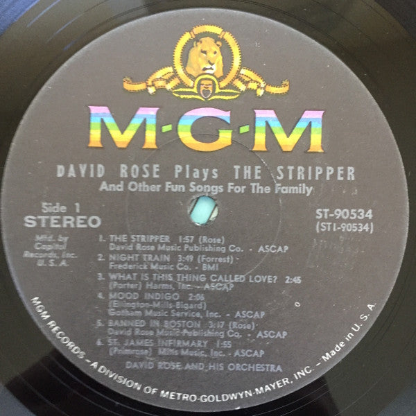David Rose And His Orchestra* : The Stripper And Other Fun Songs For The Family (LP, Album)