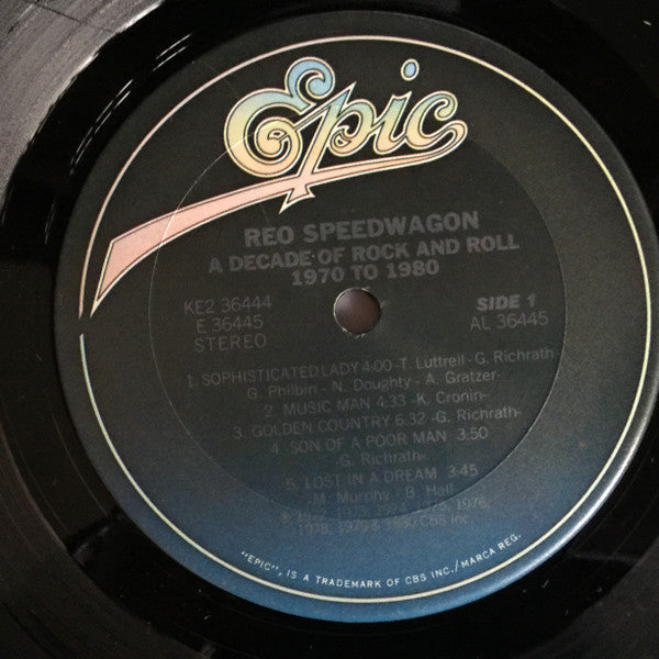 REO Speedwagon : A Decade Of Rock And Roll 1970 To 1980 (2xLP, Comp, Ter)