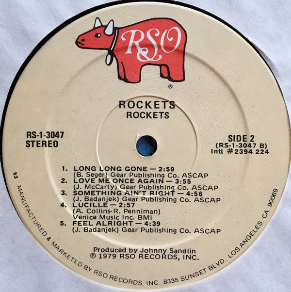 Rockets* : Rockets (LP, Album, 53 )