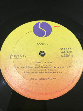 Focus (2) : Focus 3 (2xLP, Album, Ric)