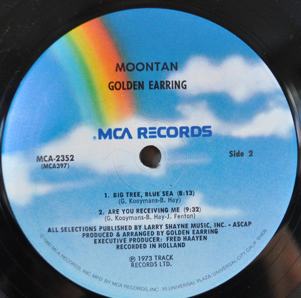 Golden Earring : Moontan (LP, Album, RE, Pin)