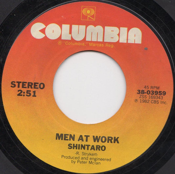 Men At Work : It's A Mistake (7", Single, Styrene, Pit)