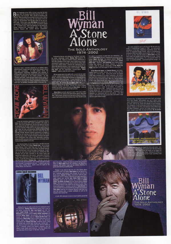Bill Wyman : A Stone Alone: The Solo Anthology 1974-2002 (2xCD, Album, Comp, Club)