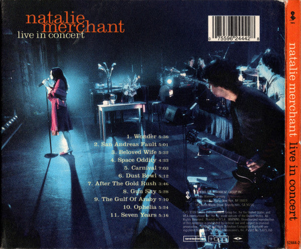Natalie Merchant : Live In Concert (HDCD)