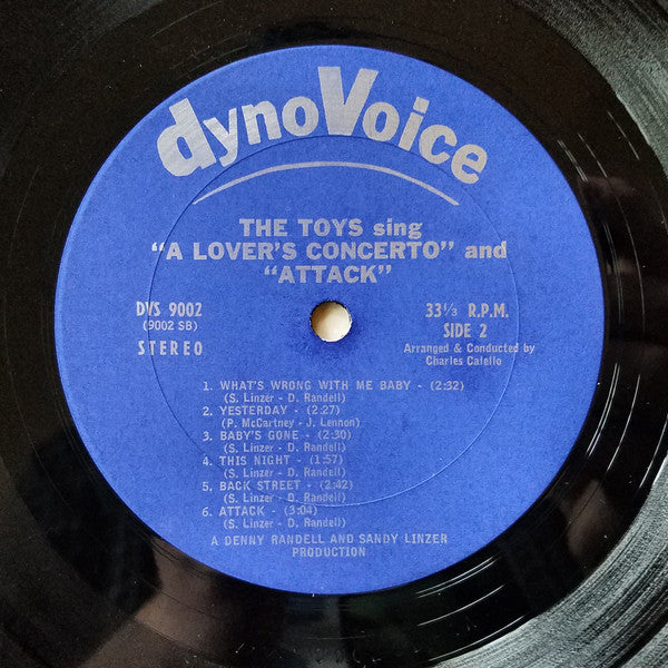 The Toys : The Toys Sing "A Lover's Concerto" And "Attack" (LP, Album)
