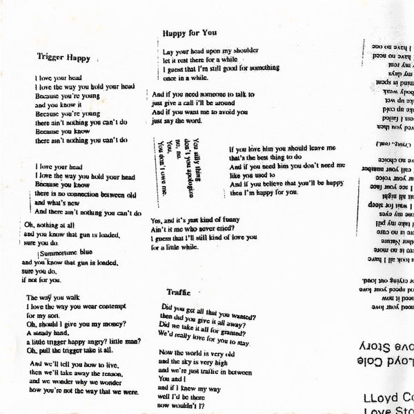 Lloyd Cole : Love Story (CD, Album)