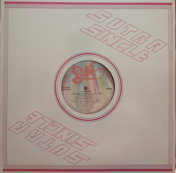 Fat Boys : Sex Machine / Beat Box Is Rocking (12")