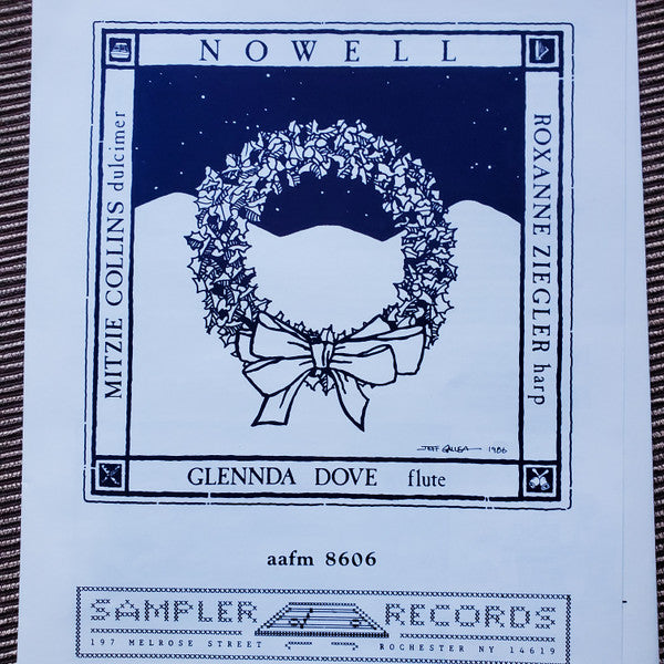 Mitzie Collins, Glennda Dove, Roxanne Ziegler : Nowell (Christmas Music For Dulcimer, Flute, And Harp) (LP, Album)